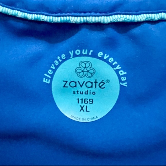 Zavate Royal Blue Scrub Set XL Refined Jogger Pant 3060 Elevated TuckIn Top 1169 - Picture 4 of 7